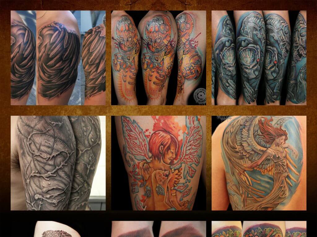 Android tattoo shop application : tattoos gallery