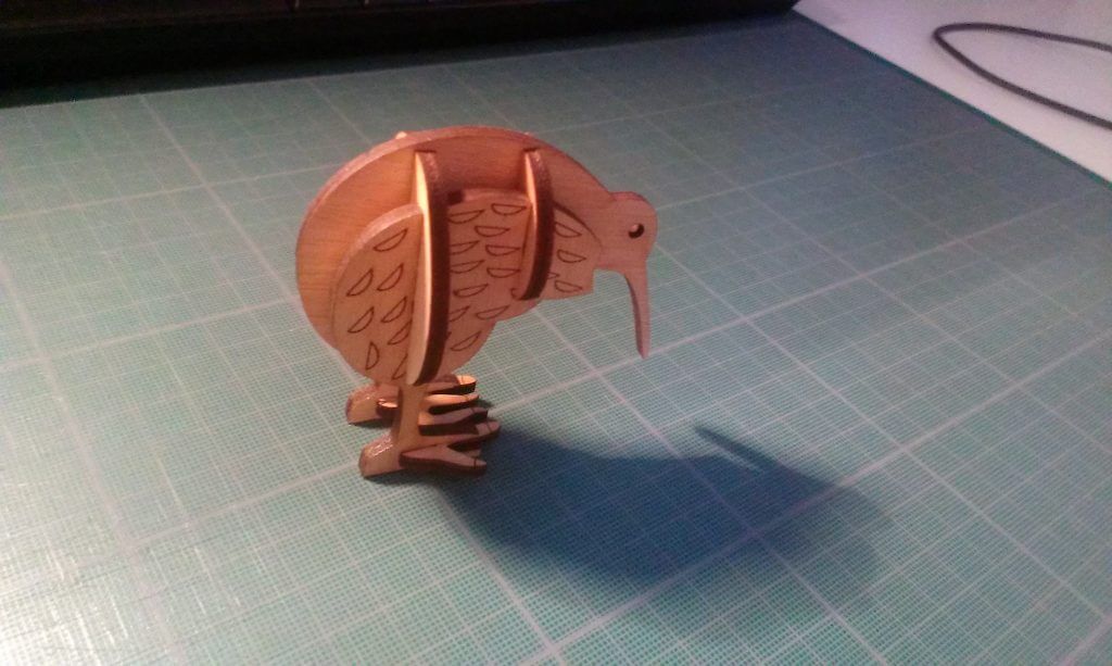 Petit kiwi en 3D